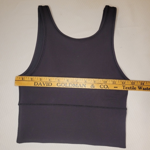 Lululemon Power Pivot Everlux Black Tank sz 4 - Picture 6 of 7